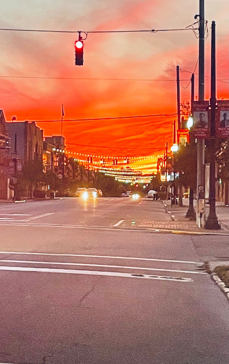 Photo Credit: Kenna Stivison Downtown Logan Sunset September 2024